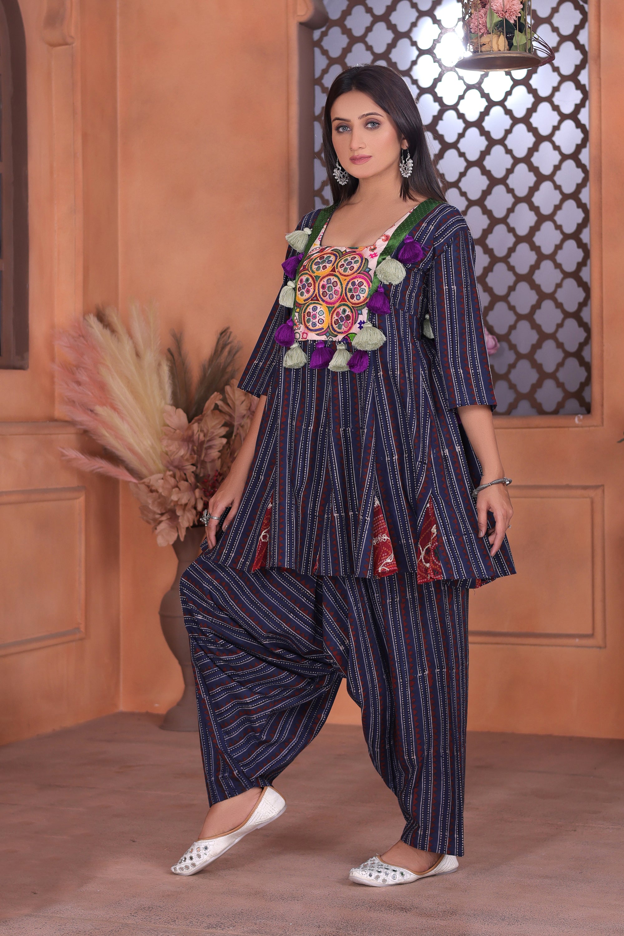 Kurti Dress with Touch of Vintage and bottom